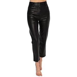 LBLC The Label Jen Vegan Leather Trousers Black LG
